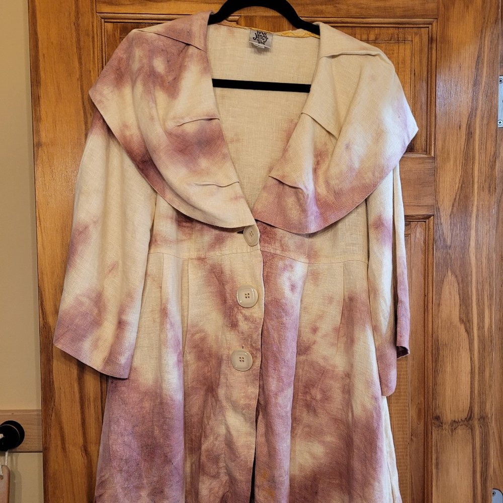 100% Linen Coat with Pockets